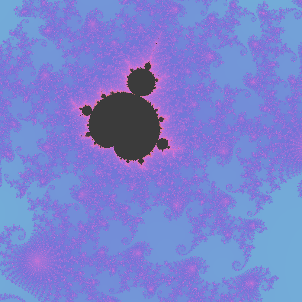 Mandelbrot: seahorse valley (more zoon)